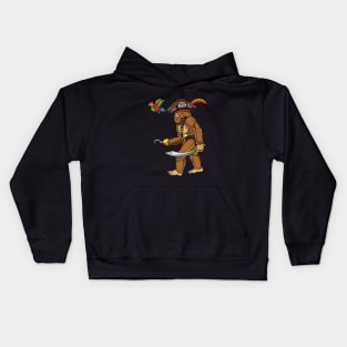 Bigfoot pirate Kids Hoodie